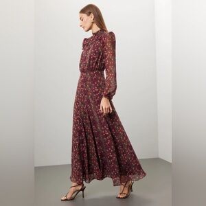SALONI Akina Wine Jacqui-B Dress